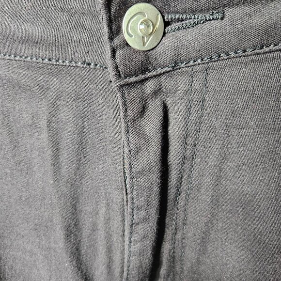 Black Denim Jeans With Rhinestone Embellishments & Zipper Ankle Detail For Women - Picture 4 of 9